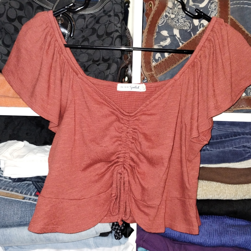spoiled crop top Large